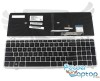 Tastatura HP Argintie Envy M6k M6 k Sleekbook Rama