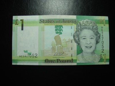 JERSEY 1 POUND 2010 UNC foto