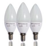 Cumpara ieftin Set 3 becuri LED OptonicaLED, E14, 6W (40W), 480 lm, A+, lumina neutra