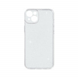 Husa BestCase&reg; Crystal Glitter 2MM, Compatibila Cu Apple iPhone 15, Anti-soc,