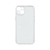 Husa BestCase&reg; Crystal Glitter 2MM, Compatibila Cu Apple iPhone 15, Anti-soc,