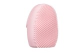 Aparat pentru masaj si curatare faciala delicata sau profunsa cu peri din silicon, vibratii pe baza de baterie, 1x AAA, Roz, BBL4563, BIBILEL