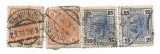 Austria - Imparatul Franz Josef I, 1830-1916 - Cu bare de culoare, 1904 - valori obliterate