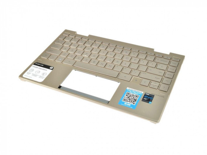 Carcasa superioara cu tastatura palmrest Laptop 2in1, HP, Envy 13-BD, 13M-DB, 13-AY, TPN-C147, AM2UT000450, M15290-001, M17261-B31, M15291-B31, ilumin