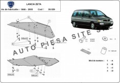 Scut metalic motor Lancia Zeta fabricata in perioada 1995 - 2003 APS-30,029
