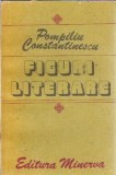 Figuri literare - Pompiliu Constantinescu, Editura Minerva, 1989, 405 pagini, Critica literara, Literatura Romana