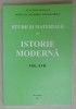 Studii si Materiale Istorie Moderna, Vol. XVII, 2004, Institutul N. Iorga, Academia Romana. Carte de Istorie