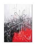 Cumpara ieftin Tablou gigant abstract pictat manual birou, living, hol, Fantezie in abstract, 120x90cm ulei pe panza in relief efect 3D, gata de agatat pe perete