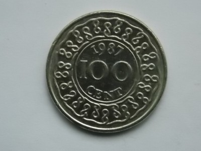 100 CENT 1987 SURINAME foto