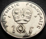 Cumpara ieftin Moneda exotica 10 FRANCI - POLINEZIA FRANCEZA, anul 1995 * cod 589, Australia si Oceania