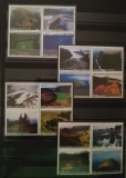 Taaf 2007 - Peisaje din Antarctica , serie 16 timbre de calatorie , dantelate , , MNH , Mi. 630-645