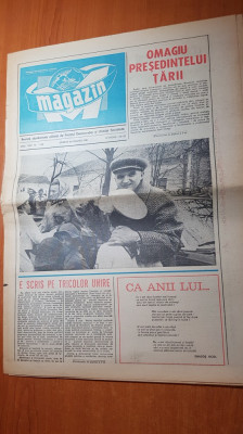 ziarul magazin 26 ianuarie 1980-ziua de nastere a lui nicolae ceausescu foto