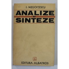 ANALIZE SI SINTEZE de I. NEGOITESCU , 1976
