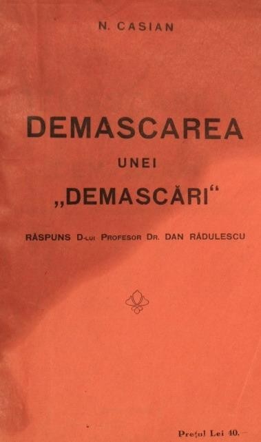 DEMASCAREA UNEI DEMASCARI