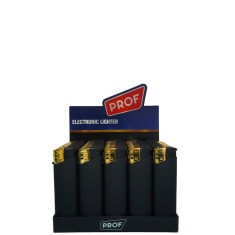 Set 50 Brichete Black Rubber Gold Cap