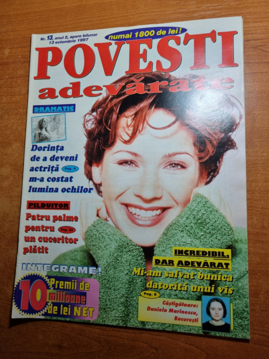 revista povesti adevarate 13 octombrie 1997