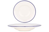 Rinart Farfurie cu paste - Blue Edge - Por&Aring;&pound;elan - 27 cm (400cc) - set de 2