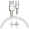 Cablu USB to USB-C 66W 1M Alb Baseus CAKF000102 Cafule Series Metal
