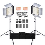 Kit Lumina Led video,Studio foto,baterie 600 Led 5500K,Trepied