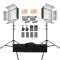 Kit Lumina Led video,Studio foto,baterie 600 Led 5500K,Trepied