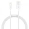 Cablu Baseus Superior CALYS-A02 1m, alb