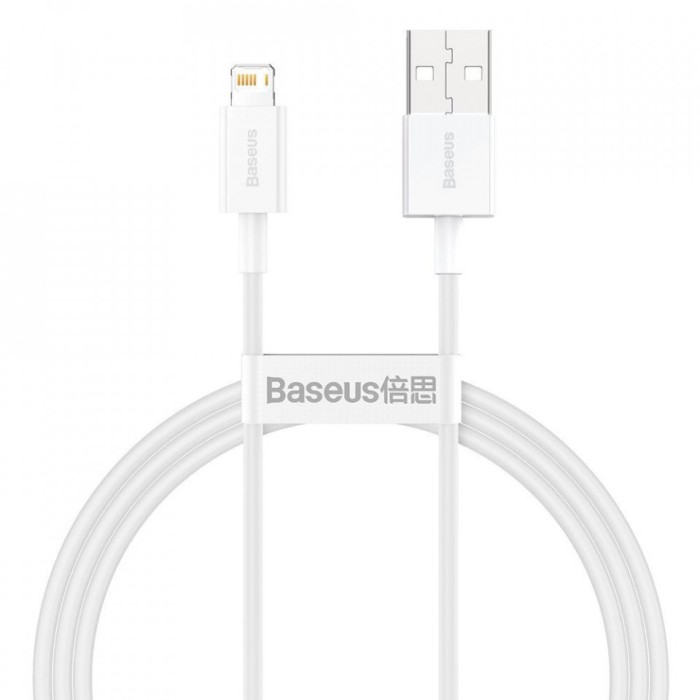 Cablu Baseus Superior CALYS-A02 1m, alb