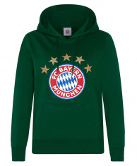 Bayern M&amp;uuml;nchen hanorac de bărbați cu glugă Logo green - XL foto