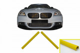 Set Ornamente V-Brace Insertie pentru Grile Centrale Bara Fata compatibil cu BMW Seria 1 2 3 4 5 6 7 Galben FTRBMY