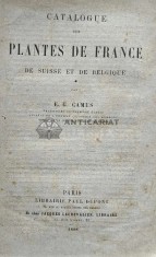 Catalogue des plantes de France - 1888 - E. G. Camus (AF118)