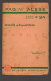 C8569 FABULE - GRIGORE ALEXANDRESCU. PAGINI ALESE NR.24