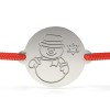 Bratara Argint 925 Snur Nasturel Atcom, Cristale, Argintiu, 12mm, Femei, Cadou Valentine&#039;s Day/Craciun
