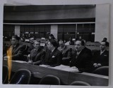 MINISTRUL GOGU RADULESCU LA CONFERINTA INTERNATIONALA , FOTOGRAFIE DE PRESA , ANII &#039; 70