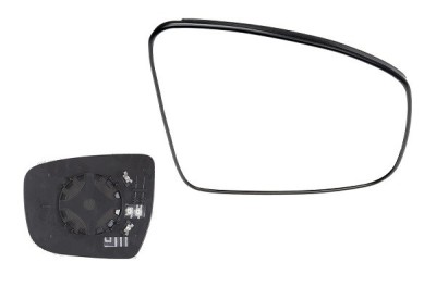 Geam oglinda exterioara cu suport fixare Nissan Rogue (J11), 07.2013- , X-Trail, 07.2014-, Dreapta, incalzita; geam convex; cromat, View Max foto