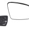 Geam oglinda exterioara cu suport fixare Nissan Rogue (J11), 07.2013- , X-Trail, 07.2014-, Dreapta, incalzita; geam convex; cromat, View Max