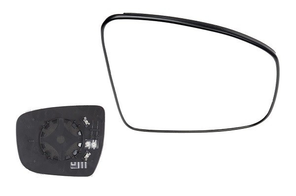 Geam oglinda exterioara cu suport fixare Nissan Rogue (J11), 07.2013- , X-Trail, 07.2014-, Dreapta, incalzita; geam convex; cromat, View Max