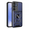 Husa Techsuit CamShield Albastra pentru Samsung Galaxy S25 S931, protectie camera
