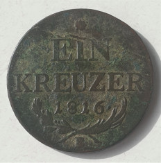 Austria 1 Kreuzer - Franz II 1816 B foto