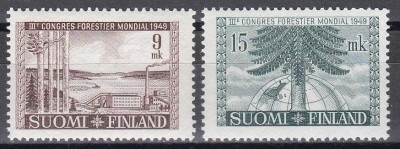 Finlanda 1949 - Congresul Forestier Internațional, MNH foto