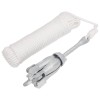 Ancoră pliabilă cu funie, argintiu, 2,5 kg, fier maleabil