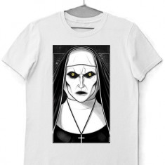 Tricou barbati Personalizat " The Nun " Negru, marime M