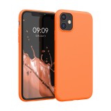 Husa pentru Apple iPhone 11, Silicon, Portocaliu, 49787.150, kwmobile, Carcasa