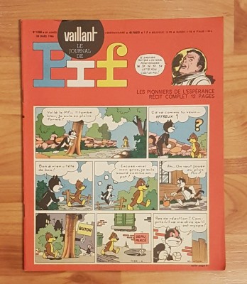 Revista Vaillant le Journal de Pif. Nr. 1088, 20 martie 1966 foto