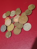 Lot 20 monede si jetoane diferite (10 m + 10 j) [poze] (20mj)
