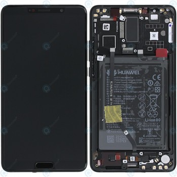 Huawei Mate 10 (ALP-L09, ALP-L29) Capac frontal al modulului de afișare + LCD + digitizer + acumulator negru 02351QAH foto