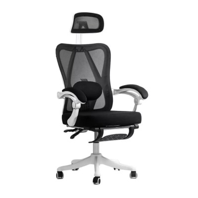 Scaun birou ergonomic OFF 428, mesh, suport lombar, tetiera, mecanism multiblock, suport picioare, 100 kg foto