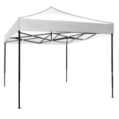 Cort pliabil pentru evenimente, cadru metalic pentru curte si gradina, 2x3 m, alb, flippy