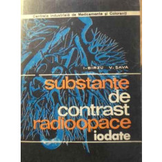 SUBSTANTE DE CONTRAST RADIOOPACE IODATE-I. BIRZU, V. SAVA