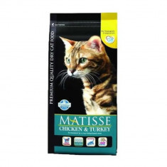 Hrana Uscata Farmina pentru Pisici Matisse cu Pui si Curcan, 10 kg