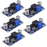 Set 5 Bucăți &ndash; Modul XL6009 DC-DC Boost Converter 4A Step-Up cu Tensiune Reglabilă 3V&ndash;32V la 5V&ndash;35V