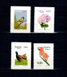 Spania 2009 - Fauna-flora, serie timbre autocolant, neuzate